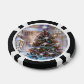 Weihnachtsbaum Vintage Pokerchips (Einzeln)