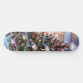 Weihnachtsbaum Vintage Skateboard (Horizontal)