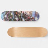 Weihnachtsbaum Vintage Skateboard (Horizontal)