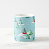 Weihnachtsbaum Vintage Tasse (Mittel)