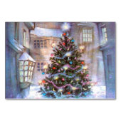 Weihnachtsbaum Vintage Tischnummer (Rückseite)