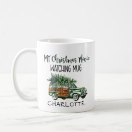 Weihnachtsbaum Vintager LKW Weihnachtsfilm Name Kaffeetasse