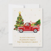 Weihnachtsbaum Vintager Truck Business Holiday (Vorderseite)