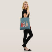 Weihnachtsbaum Vintages Patchwork Roter Karierter Tasche (Am Model)