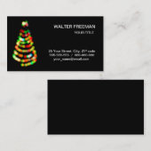 Weihnachtsbaum-Visitenkarte Visitenkarte (Vorne/Hinten)