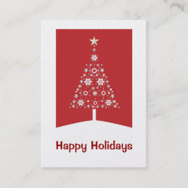 Weihnachtsbaum-Visitenkarten Visitenkarte