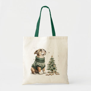 Weihnachtsbaum von Bulldog Tragetasche
