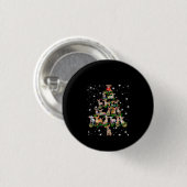 Weihnachtsbaum von Chihuahua, bedeckt mit Licht Button (Vorne & Hinten)