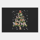 Weihnachtsbaum von Chihuahua, gedeckt durch Blitzl Geschenkpapier Set (Vorderseite)
