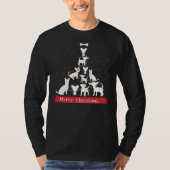 Weihnachtsbaum von Chihuahua Weihnachten T T-Shirt (Vorderseite)