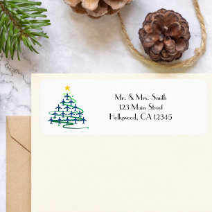 Weihnachtsbaum von Flugzeugen, Minimalistisches Fo