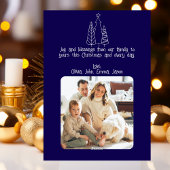 Weihnachtsbaum von Militärflugzeugen, Foto Feiertagskarte