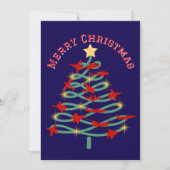 Weihnachtsbaum von Militärflugzeugen, Foto Feiertagskarte (Vorderseite)
