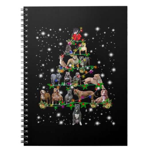 Weihnachtsbaum von Pitbull, bedeckt durch Blitzlic Notizblock (Vorderseite)