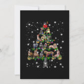 Weihnachtsbaum von Pitbull, gedeckt durch Blitzlic Dankeskarte (Vorderseite)