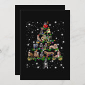 Weihnachtsbaum von Pitbull, gedeckt durch Blitzlic Dankeskarte (Vorne/Hinten)