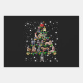 Weihnachtsbaum von Pitbull, gedeckt durch Blitzlic Geschenkpapier Set (Vorderseite)