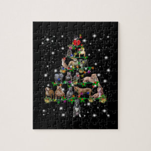 Weihnachtsbaum von Pitbull, gedeckt durch Blitzlic Puzzle