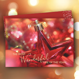 Weihnachtsbaum von Red Star Feiertagskarte