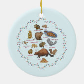 Weihnachtsbaum von Rodent Keramik Ornament (Hinten)