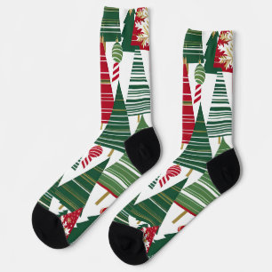 Weihnachtsbaum-Wald-Socken Socken