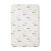 Weihnachtsbaum-Waldmuster Badematte (Vorderseite Vertikal)