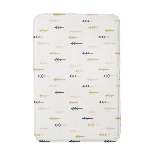 Weihnachtsbaum-Waldmuster Badematte (Vorderseite Vertikal)