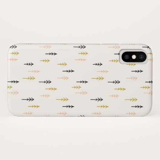 Weihnachtsbaum-Waldmuster Case-Mate iPhone Hülle (Rückseite (Horizontal))