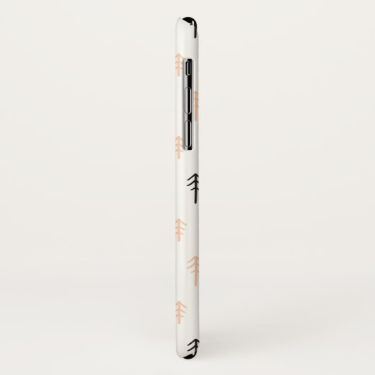 Weihnachtsbaum-Waldmuster Case-Mate iPhone Hülle (Hinten/Links)