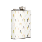 Weihnachtsbaum-Waldmuster Flachmann (Rechts)