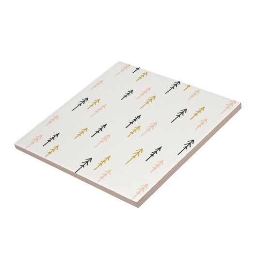 Weihnachtsbaum-Waldmuster Fliese (Seite)