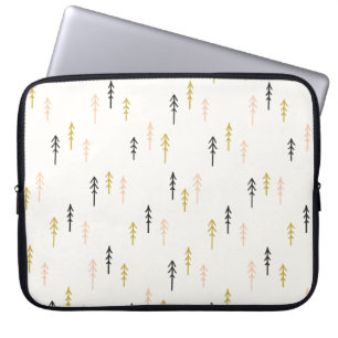 Weihnachtsbaum-Waldmuster Laptopschutzhülle