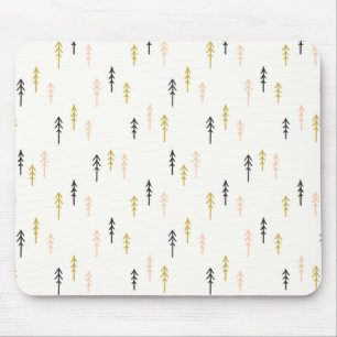 Weihnachtsbaum-Waldmuster Mousepad