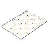 Weihnachtsbaum-Waldmuster Notizblock (Linke Seite)