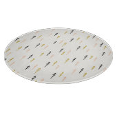 Weihnachtsbaum-Waldmuster Schneidebrett (Ecke)