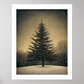 Weihnachtsbaum Wall Art Poster (Vorne)
