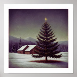 Weihnachtsbaum Wall Art Poster