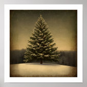 Weihnachtsbaum Wall Art Poster (Vorne)