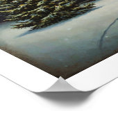 Weihnachtsbaum Wall Art Poster (Ecke)