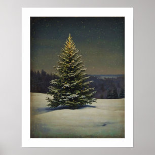 Weihnachtsbaum Wall Art Poster