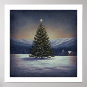 Weihnachtsbaum Wall Art Poster (Vorne)