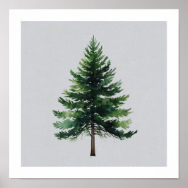 Weihnachtsbaum Wall Art Poster
