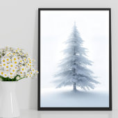 Weihnachtsbaum-Wandkunstposter Poster