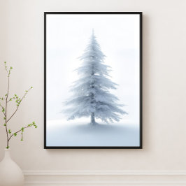 Weihnachtsbaum-Wandkunstposter Poster
