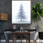 Weihnachtsbaum-Wandkunstposter Poster
