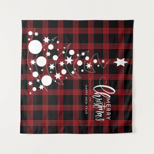 Weihnachtsbaum Wandteppich (Vorderseite (Horizontal))