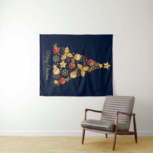 Weihnachtsbaum Wandteppich (Beispiel (Horizontal))