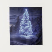 Weihnachtsbaum Wandteppich (Vorderseite)