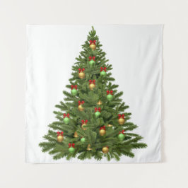 Weihnachtsbaum wandteppich