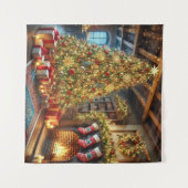 Weihnachtsbaum Wandteppich (Vorderseite (Horizontal))